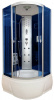Кабина душевая 3402A blue mirror гл.подд. 90*90*220 голубое стекло